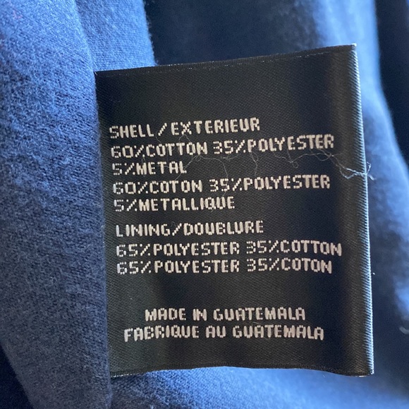 DKNY DONNA KARAN New York PRUSSIAN METAL TRENCH COAT LARGE NEW - Picture 11 of 11